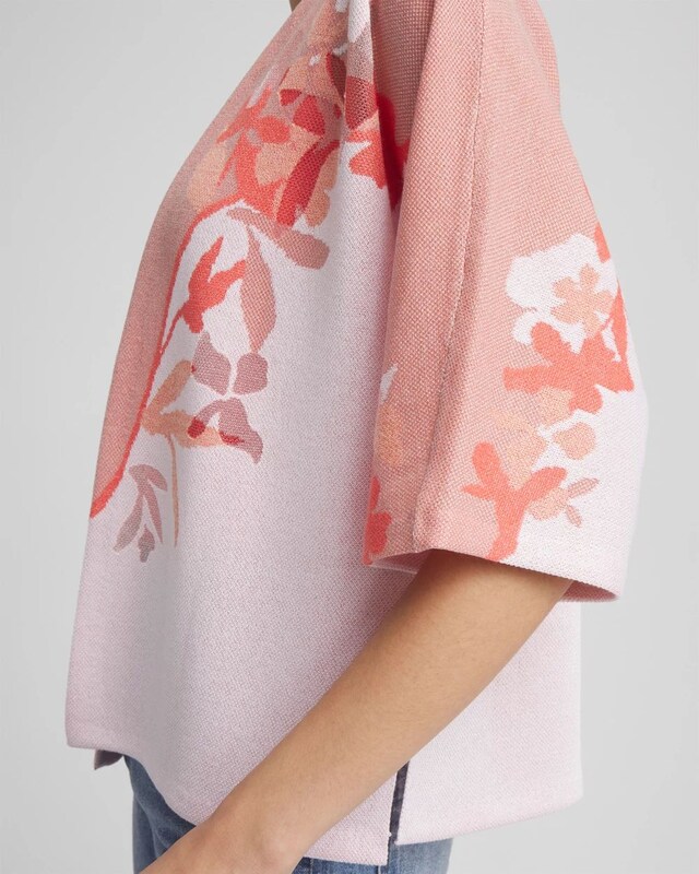 Jacquard Kimono-Style Cardigan - image 4